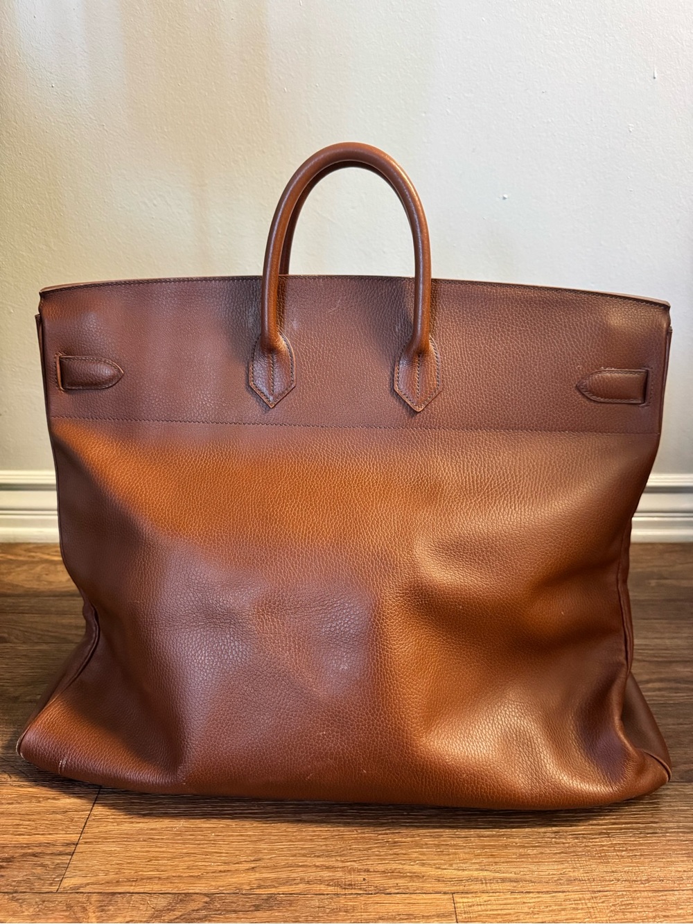 Hermès Haut à Courroies Birkin 55 in Brown Clemence Leather - Picture 2 of 6